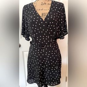 Altar’d State, Navy polka dot dress, size M, NWT